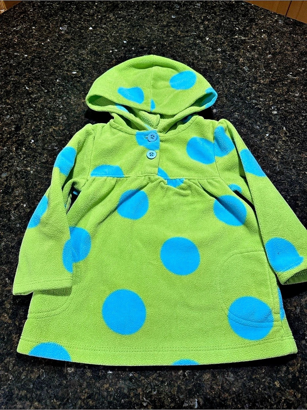Carter’s Polka Dot Fleece Hoodie 18M